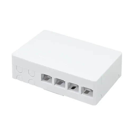 عکس جعبه ترمینال داخلی Techly FTTH 4 فیبر 4 پورت SC/APC پلاستیک ABS