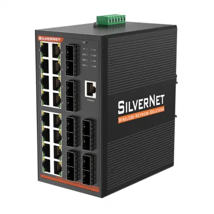 سوییچ مدیریتی سیلورنت SIL 73816MP-10G شانزده پورت 10GbE