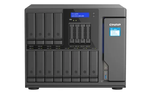 مقایسه ذخیره ساز تحت شبکه (NAS) رکمونت کیونپ TS-1264U-RP با ذخیره ساز تحت شبکه (NAS) کیونپ TS-1655