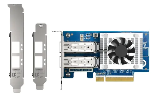 مقایسه کارت شبکه کیونپ QXG-25G2SF-CX6 با دانگل آداپتور شبکه اترنت USB 2.0 به 10/100 مگابیت بر ثانیه StarTech.com