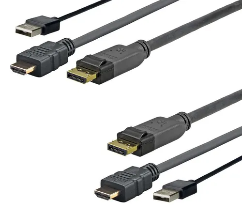 مقایسه آداپتور کابل ویدیویی HDMI، USB، DisplayPort ویوولینک، 1 متری با کابل VGA ویوولینک PROVGAM10