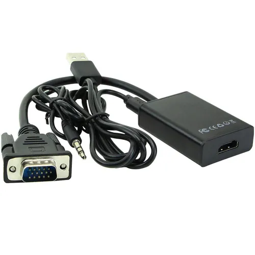 مقایسه آداپتور کابل ویدئو Microconnect MONGGHDMI با کابل VGA ویوولینک PROVGAM10
