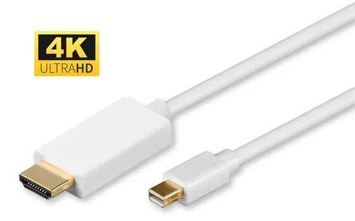 مقایسه کابل مبدل ویدئویی Microconnect Mini DisplayPort به HDMI 4K با کابل DVI ویوولینک PRODVICW10