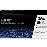 HP 36A بسته 2 عددی کارتریج‌های تونر لیزرجت اصلی مشکی