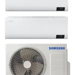 سیستم تهویه مطبوع Samsung Wind-Free Comfort مدل AJ050TXJ2KGEU+AR09TXFCAWKNEU+AR12BXFCAWKNEU