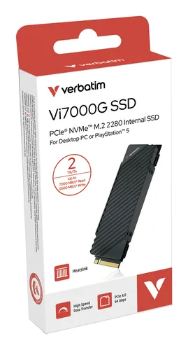 مقایسه گیگابایت NVMe M.2 ظرفیت 128 گیگابایت با SSD اینترنال Verbatim Vi7000G PCIe NVMe M.2 2TB (گیمینگ)