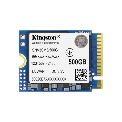 مقایسه Kingston Technology 500G NV3 M.2 2230 NVMe SSD {request()->input('language_config')['common']['with']} Samsung 870 EVO