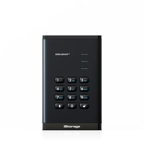 مقایسه اس‌اس‌دی اکسترنال iStorage diskAshur3 مشکی 1 ترابایت | امن و قابل حمل | FIPS 140-3 L3 | محافظت با پین | رمزگذاری AES 256 بیت {request()->input('language_config')['common']['with']} حافظه SSD اکسترنال Verbatim TurboMetal 2 ترابایت USB4