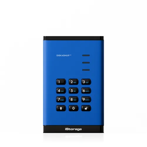 مقایسه iStorage diskAshur³ SSD 1TB Blue | Secure Portable Solid State Drive | FIPS 140-3 Level 3 Complaint |Common Criteria EAL 5+ | PIN protected | AES-XTS 256-bit hardware encryption | GDPR {request()->input('language_config')['common']['with']} Samsung Portable SSD T7 Touch 2TB - Black