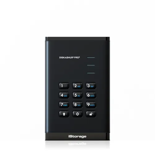 اس‌اس‌دی اکسترنال iStorage diskAshur PRO3 2 ترابایت | FIPS 140-3 L3 | AES 256 بیت