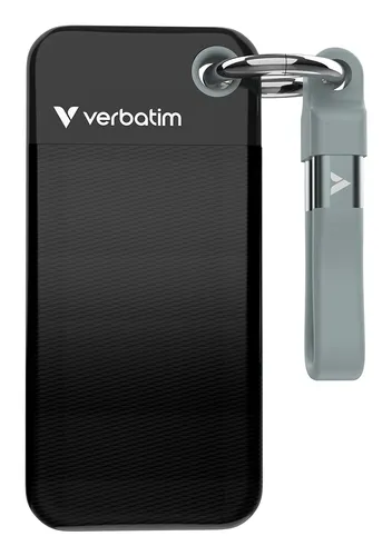 عکس Verbatim Pocket SSD USB 3.2 Gen 2 1TB Black/Grey