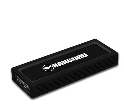 عکس iStorage Kanguru UltraLock Superspeed+ USB-C M.2 NVMe External SSD 4 TB| Secure Portable Solid State Drive |Physical Write Protect Switch| Secure Firmware| TAA Compliant |