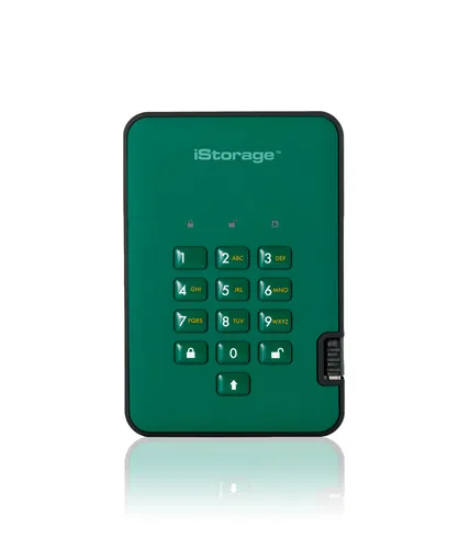 مقایسه iStorage diskAshur² SSD 1TB Green | Secure Portable Solid State Drive |AES-XTS 256-bit Hardware Encryption | PIN protected | OS & Platform Independent | TAA Compliant |Brute force hack defence | Dust/Water Resistant {request()->input('language_config')['common']['with']} iStorage Kanguru Defender SSD 35
