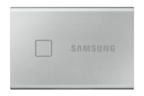 عکس Samsung Portable SSD T7 Touch 500GB - Silver