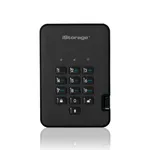 iStorage diskAshur² SSD 4TB Black | Secure Portable Solid State Drive |AES-XTS 256-bit Hardware Encryption | PIN protected | OS & Platform Independent | TAA Compliant |Brute force hack defence | Dust/Water Resistant
