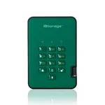 iStorage diskAshur² SSD 2TB Green | Secure Portable Solid State Drive |AES-XTS 256-bit Hardware Encryption | PIN protected | OS & Platform Independent | TAA Compliant |Brute force hack defence | Dust/Water Resistant