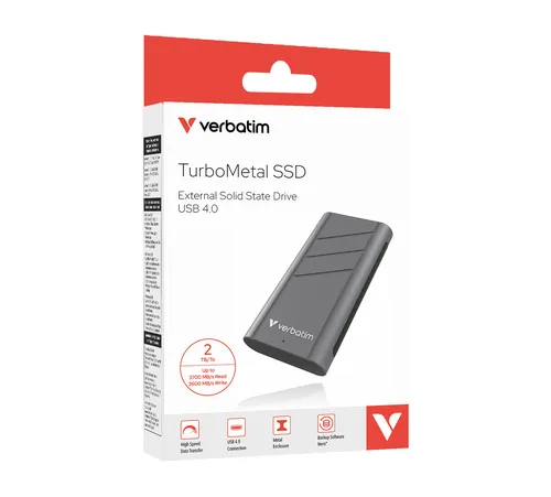 عکس Verbatim TurboMetal SSD USB4 2TB