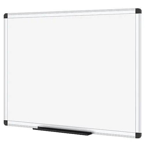مقایسه وایت برد مغناطیسی مینا (Enamel) Nobo Prestige با ابعاد 1800x900 میلی‌متر و قاب آلومینیومی با 