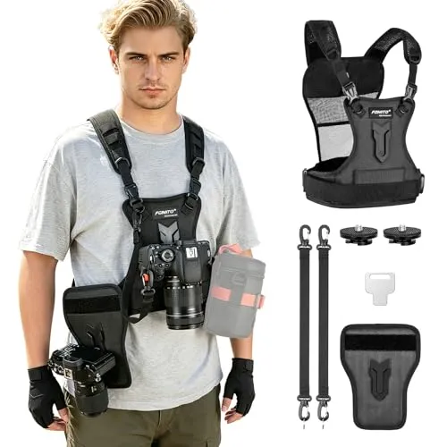 Multi Camera Chest Harness Vest