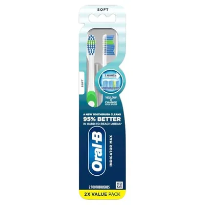 Karşılaştırma Oral-B Pro Clean CrossAction Diş Fırçası 6'lı Paket İle Oral-B Pro Health Yumuşak Manuel Diş Fırçası 2'li Paket