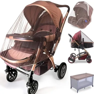 Sysmie Baby Mosquito Net 2-Pack Coffee