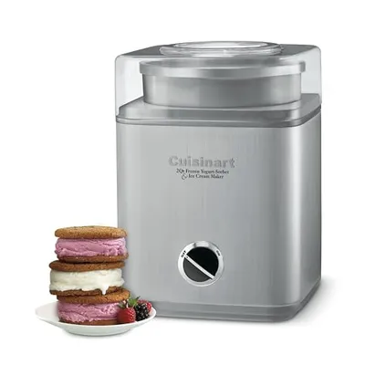 دستگاه بستنی ساز Cuisinart ICE30BCP1 دو کوارته نقره ای