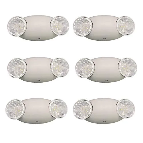 عکس چراغ اضطراری LED آمازون بیسیکس 6 عددی نیکل