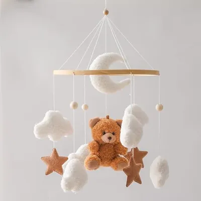 Karşılaştırma EERKEOD Teddy Kadife Kahverengi Ayı Beşik Mobil İle 