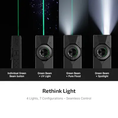 تصویر بندانگشتی 5 محصول چراغ قوه تخت Olight ArkPro Ultra مشکی اونیکس