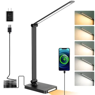 مقایسه چراغ مطالعه LED دات آرتس مشکی با چراغ مطالعه LED ونوسرس مشکی انعطاف‌پذیر