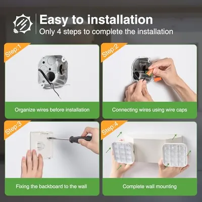 تصویر بندانگشتی 7 محصول چراغ اضطراری LED FREELICHT بسته 4 عددی سفید