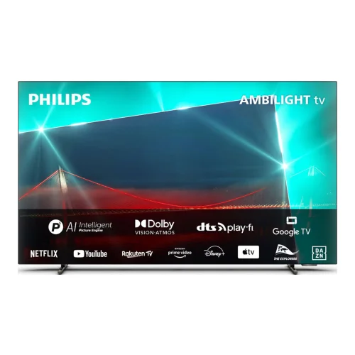 تلویزیون هوشمند 65 اینچ 4K OLED فیلیپس 65OLED718