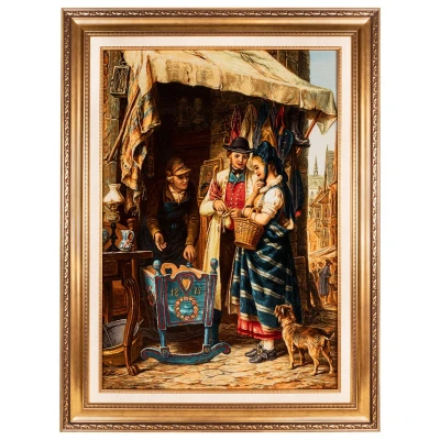 مقایسه تابلو فرش دستباف سی پرشیا مدل منظره شانزلیزه ۹۰۴۰۶۵ با سی پرشیا 902862