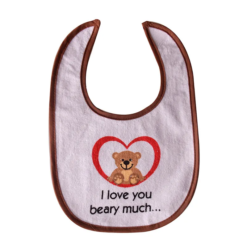 عکس پیش‌بند نوزادی مدل طرح I Love Beary