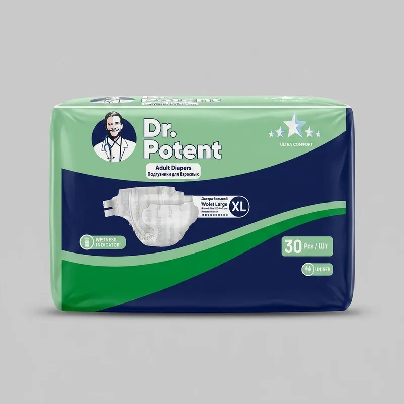 عکس پوشینه بزرگسال دکتر پوتنت مدل اولترا کامفورت سایز XL