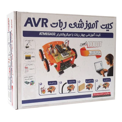 تصویر بندانگشتی 8 محصول کیت آموزشی ساخت ربات نوآوران الکترونیک مدل AVR