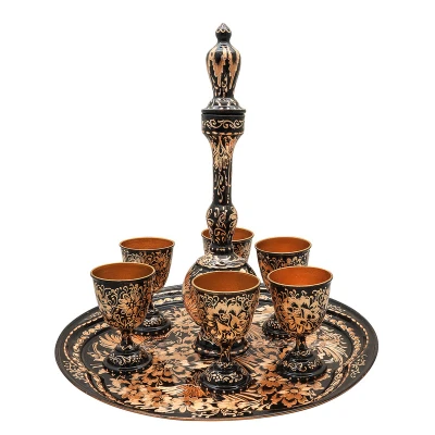 سرویس تنگ و جام مسی صنایع دستی فاخر مدل HQ31931