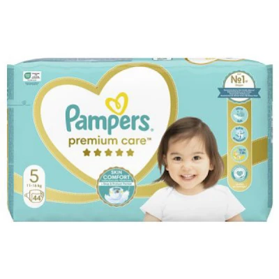 پوشک بچه پمپرز مدل premium care سایز ۵