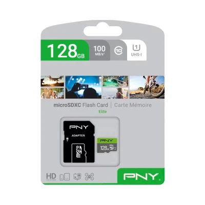 کارت حافظه microSDXC پی ان وای مدل Elite ظرفیت 128 گیگابایت