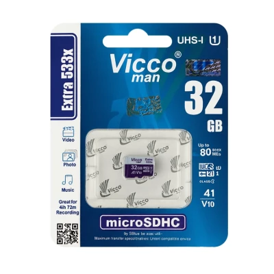 کارت حافظه microSDHC ویکومن مدل Extra 533X ظرفیت 32 گیگابایت