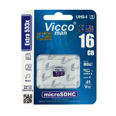 کارت حافظه microSDHC ویکومن مدل Extra 533X ظرفیت 16 گیگابایت