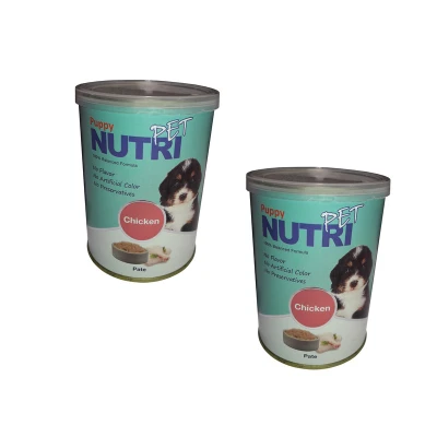 کنسرو غذای سگ نوتری پت Puppy Chicken Pate