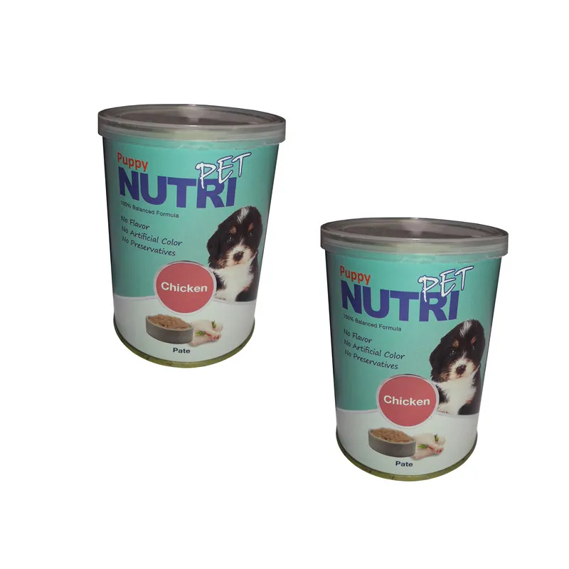 عکس کنسرو غذای سگ نوتری پت Puppy Chicken Pate