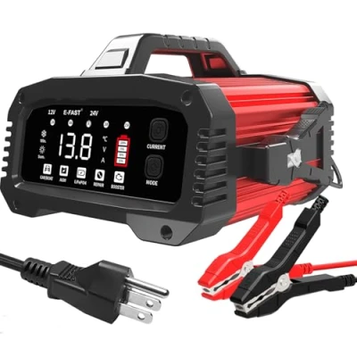 شارژر هوشمند باتری E-FAST 25A 12V 24V