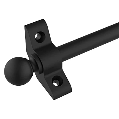 BOTOOT SR28B010 Solid Black Stair Rods