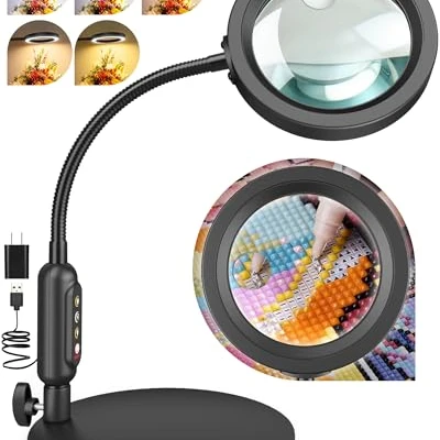 RunSenFo BDT051FE01 LED Magnifying Lamp