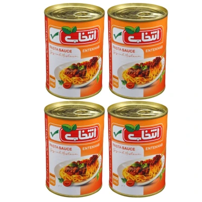 کنسرو مایه ماکارونی انتخاب 380 گرمی