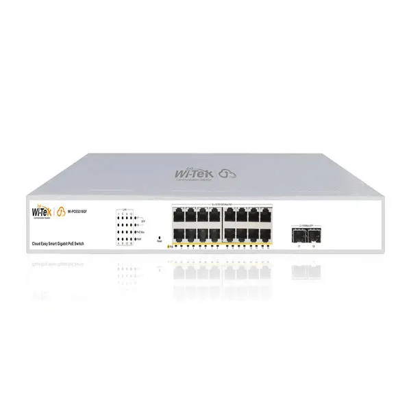 سوئیچ PoE مدیریتی ۱۸ پورت وای-تک مدل WI-PCES318GF