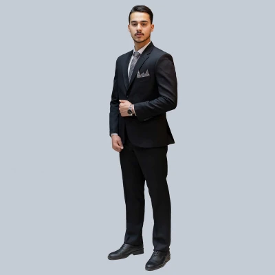 کت و شلوار مردانه مطهری مدل فرانل کد 207