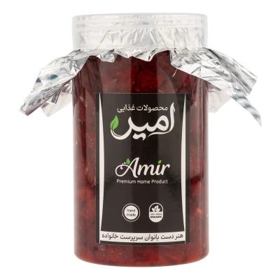 مربای توت فرنگی امیر